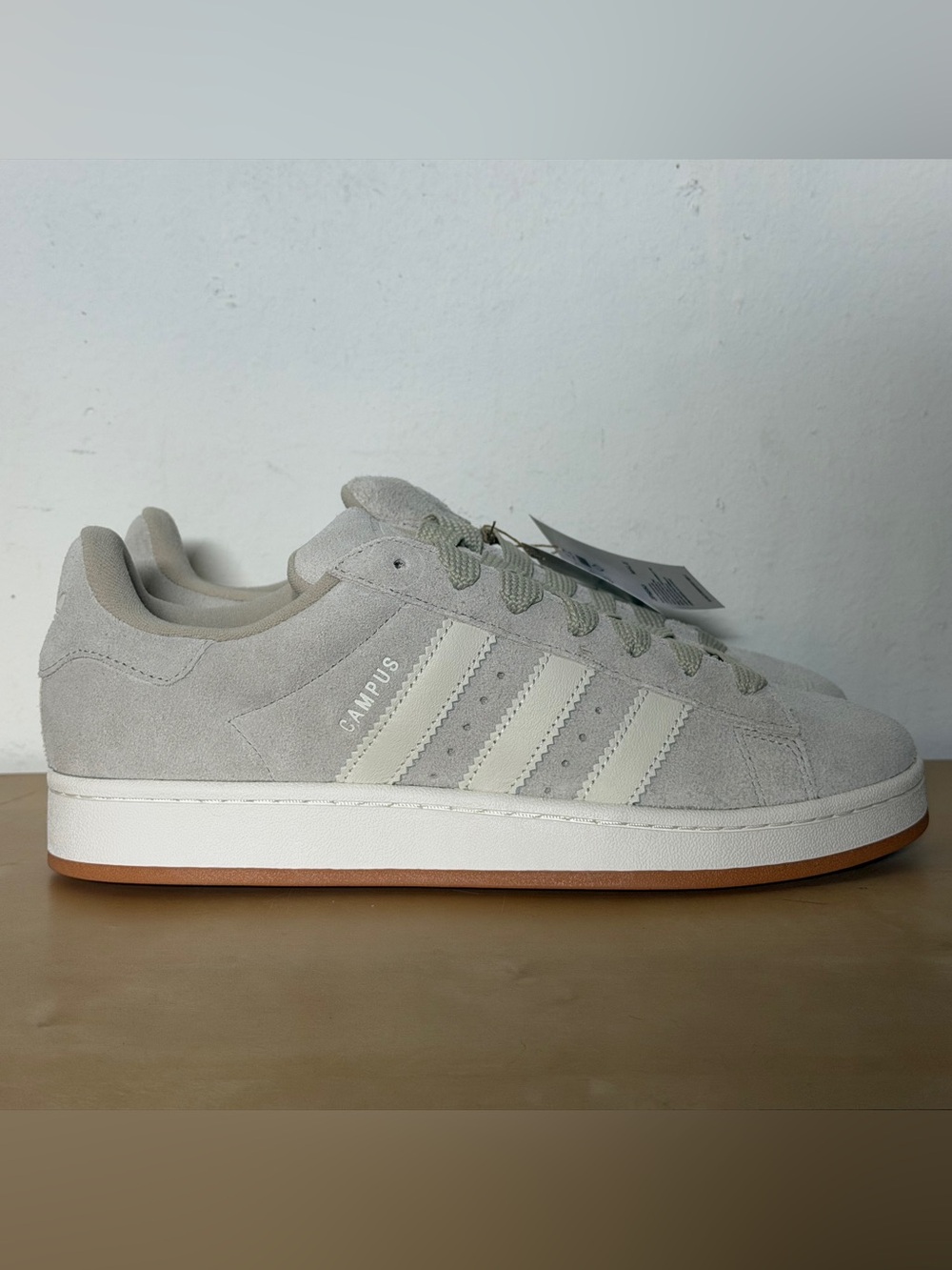 Adidas Campus 00s Wonder White Gum Sneakers JP9593 Men’s Size 10.5
